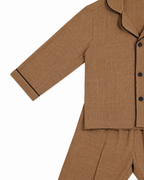 Brown Co-ord Kids Night Suit – complete set alternate view 2