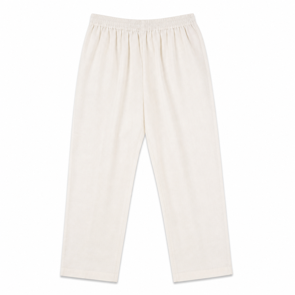 white pajama pants