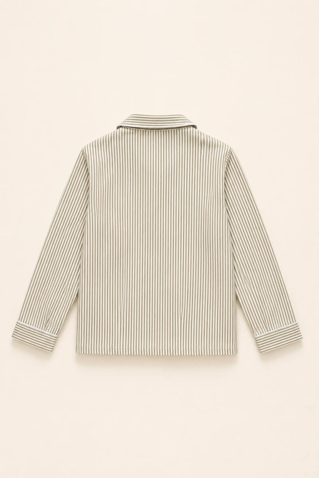 Striped Donut Disturb night suit shirt, back view