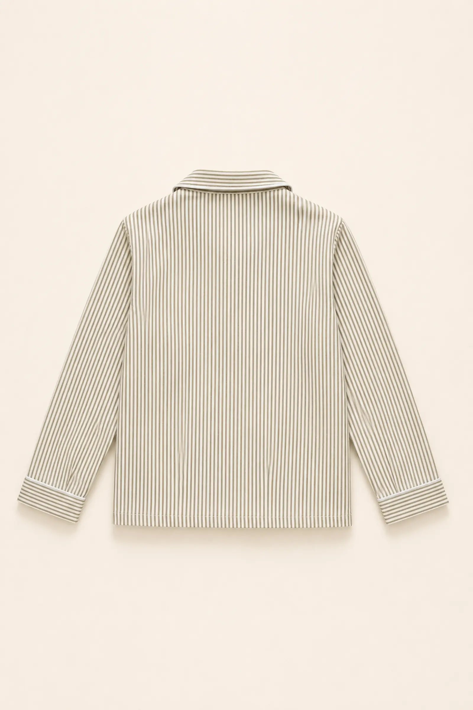 Striped Donut Disturb night suit shirt, back view
