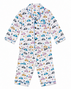 Little Adventure Car Print Boys Night Suit full pajama set by Miniminks